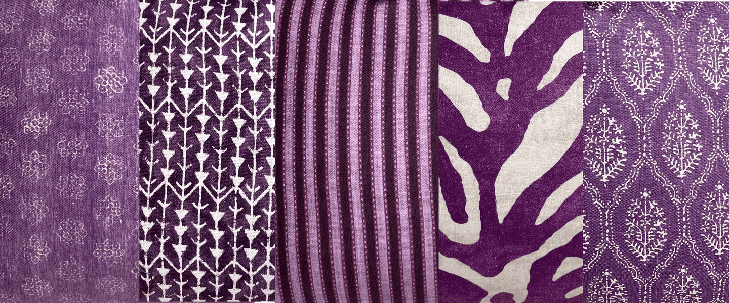 Purple Curation - Oona Pillow Design