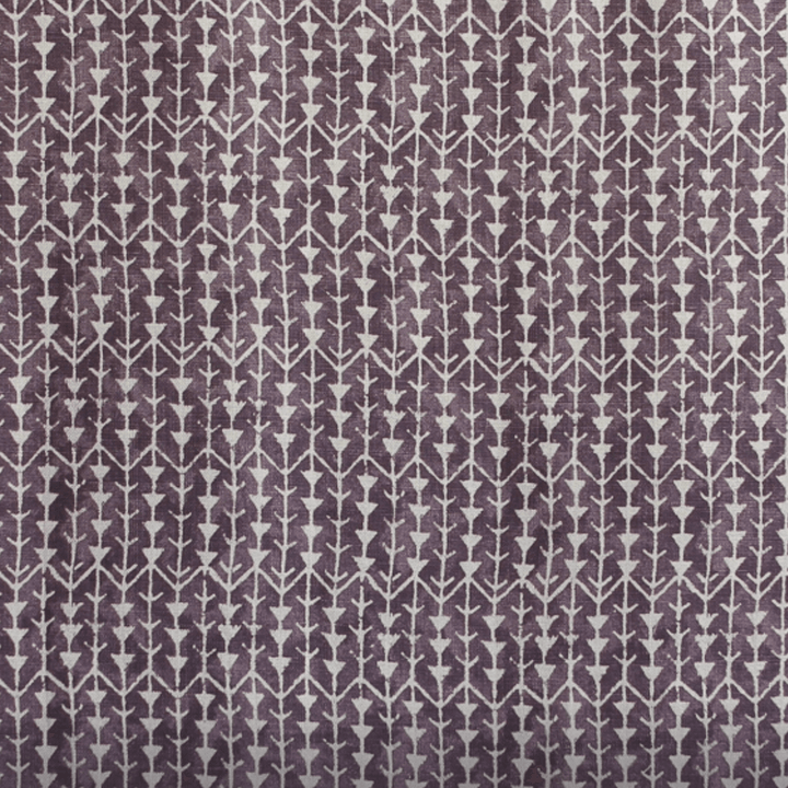 Carolina Irving Amazon Aubergine Fabric Swatch - Oona Pillow Design