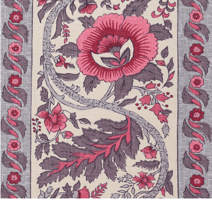 Schuyler Samperton Woodley Fig Fabric Swatch - Oona Pillow Design