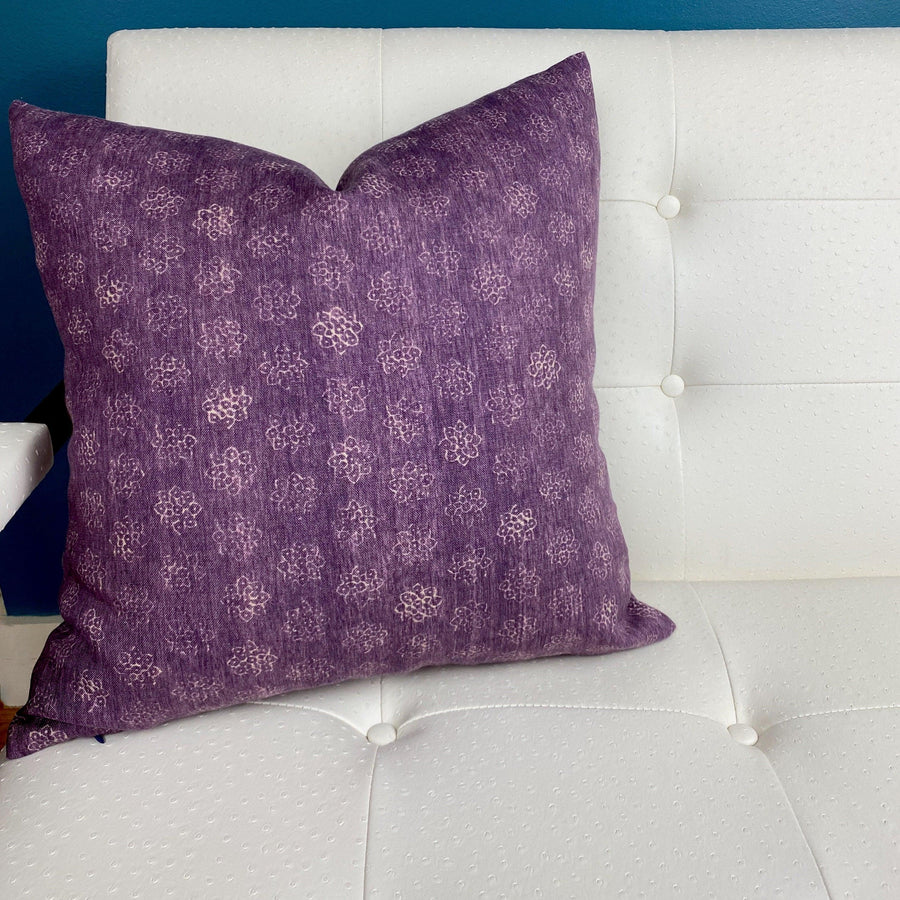 Schuyler Samperton Doshi Aubergine Pillow Cover - Oona Pillow Design