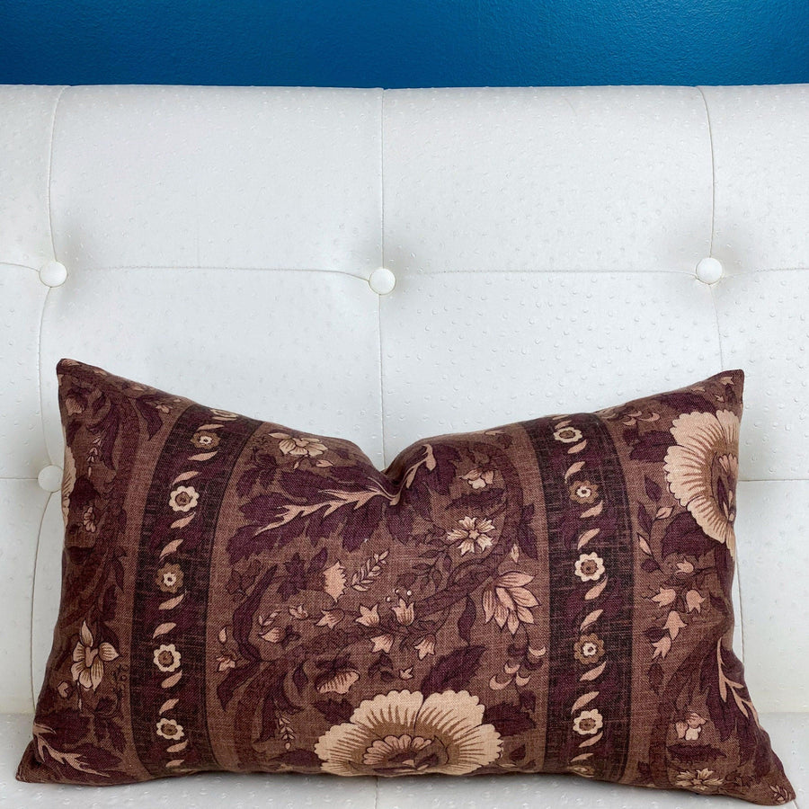 Schuyler Samperton Woodley Cocoa Pillow Cover - Oona Pillow Design