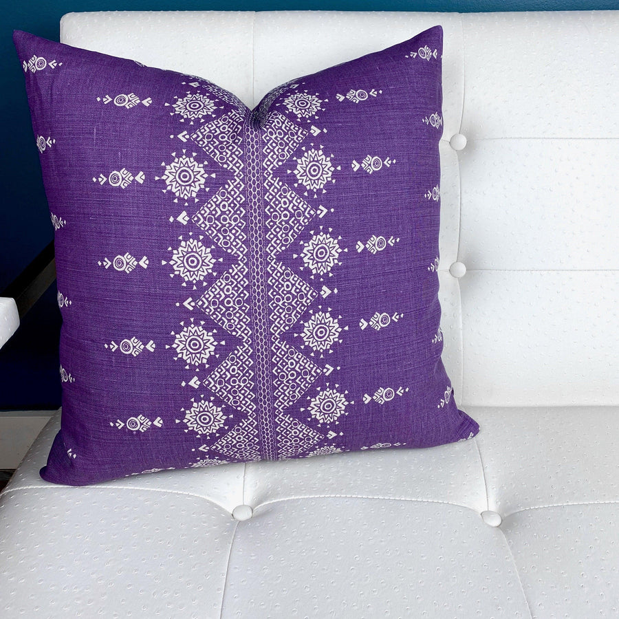 Peter Dunham Carmania Royal Purple Pillow Cover - Oona Pillow Design