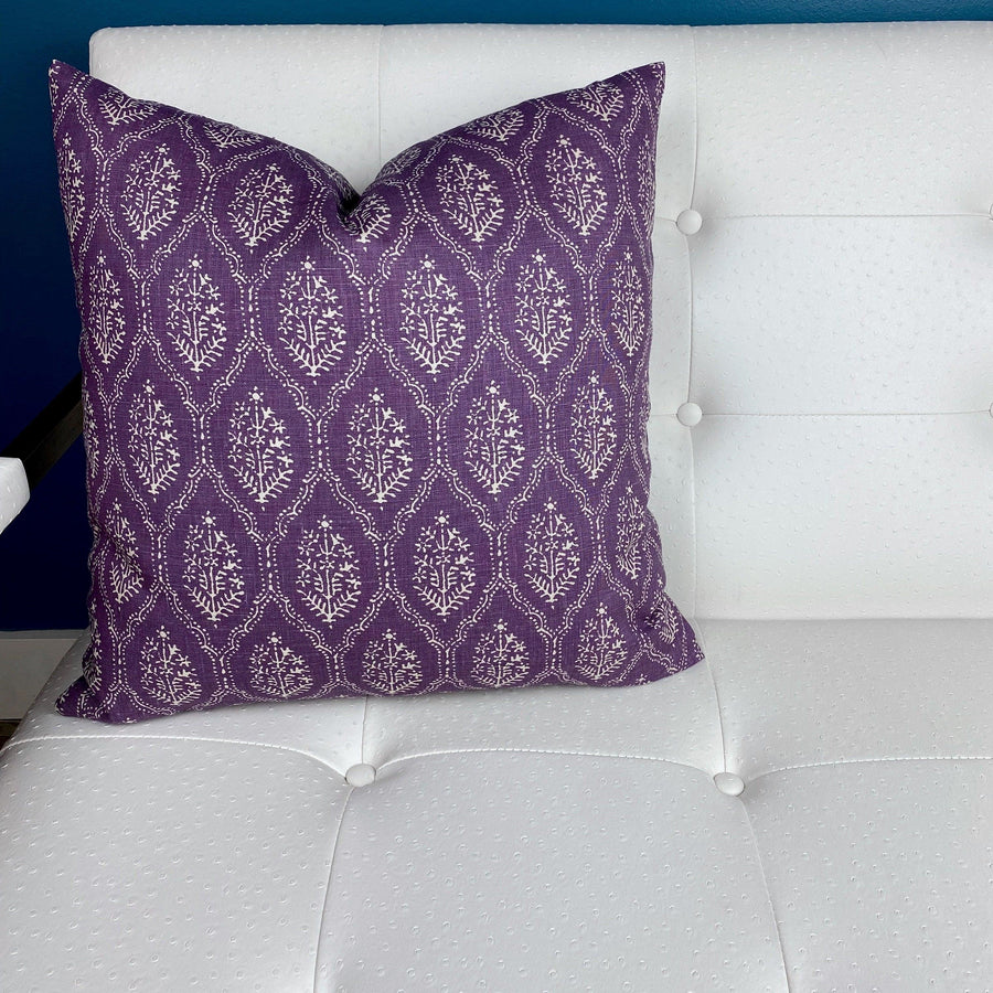 Peter Dunham Jaali Amethyst Pillow Cover - Oona Pillow Design