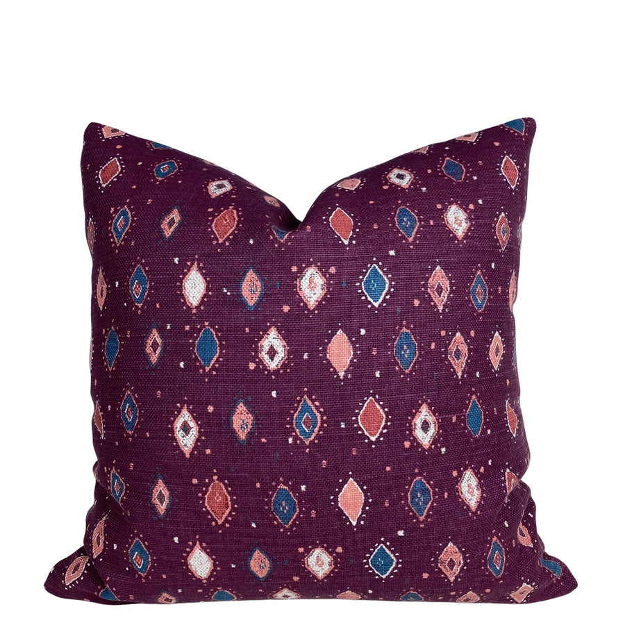 Peter Dunham Oona Aubergine Pillow Cover - Oona Pillow Design