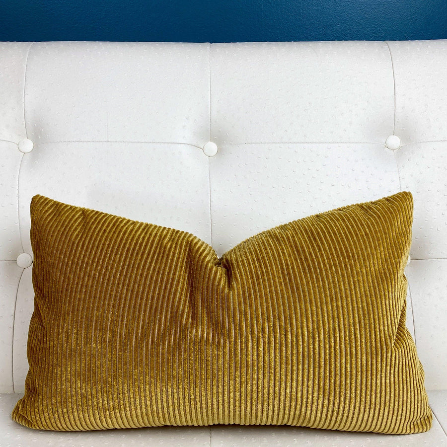 Vineyard Velvet Butternut Pillow Cover - Oona Pillow Design