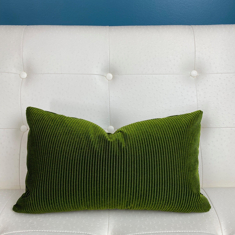 Vineyard Velvet Castel Green Pillow Cover - Oona Pillow Design