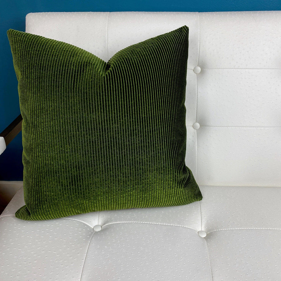 Vineyard Velvet Castel Green Pillow Cover - Oona Pillow Design